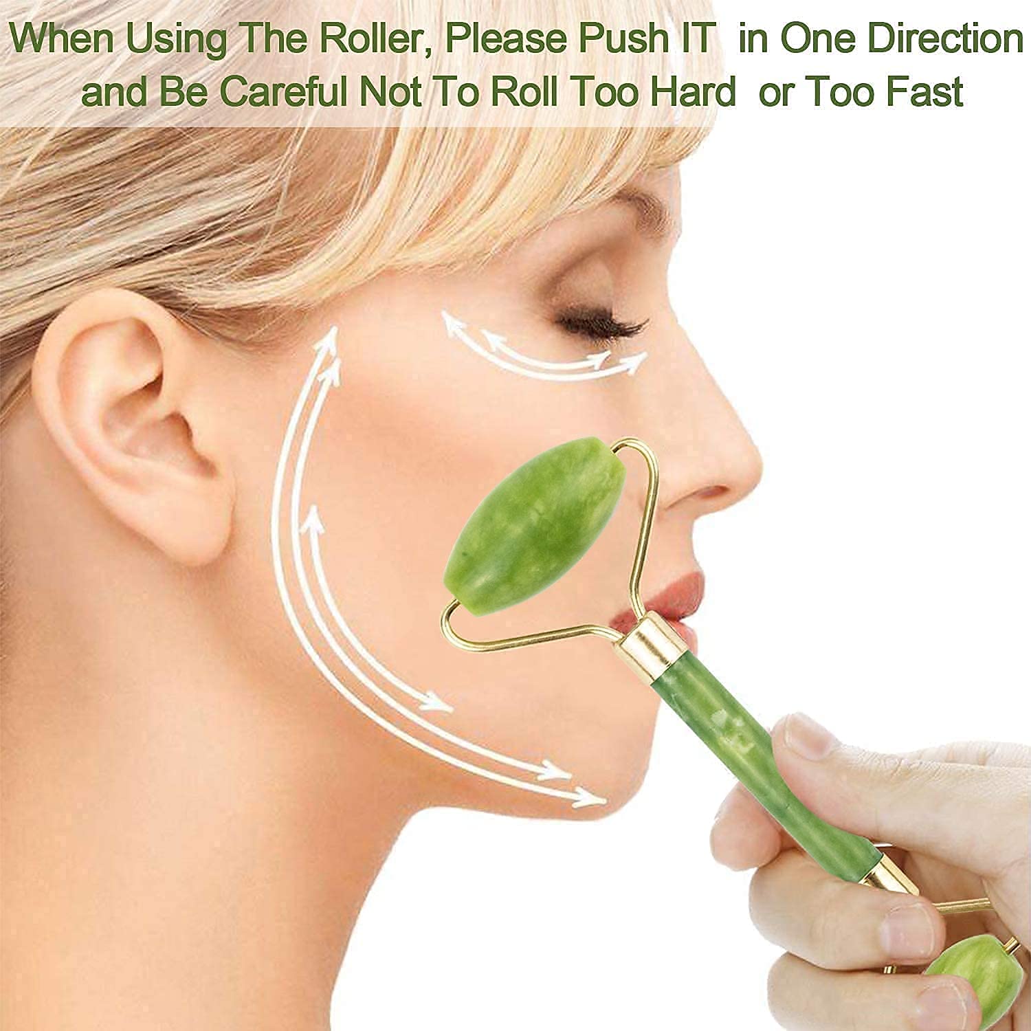 0318 Gua Sha Stone and Anti Aging Jade Roller Massager for Face Massage Natural Face Skincare Massager & Face Roller Massager for Women | Face Shaper Jade Roller and Gua Sha Set for Glowing Skin 0318 Gua Sha Stone and Anti Aging Jade Roller Massager for Face Massage Natural Face Skincare Massager & Face Roller Massager for Women | Face Shaper Jade Roller and Gua Sha Set for Glowing Skin